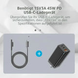 Surface Connect auf USB-C Ladekabel 1,8m – 45W Power Delivery Schnellladekabe... - Lieferumfang