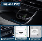 Wireless CarPlay Adapter USB für Apple iOS – Kabelloser Dongle für iPhone zur... - Features