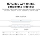 In-Ear Kopfhörer mit 3,5mm Klinke – Stereo Headset mit Mikrofon & Lautstärker... - Detailansicht