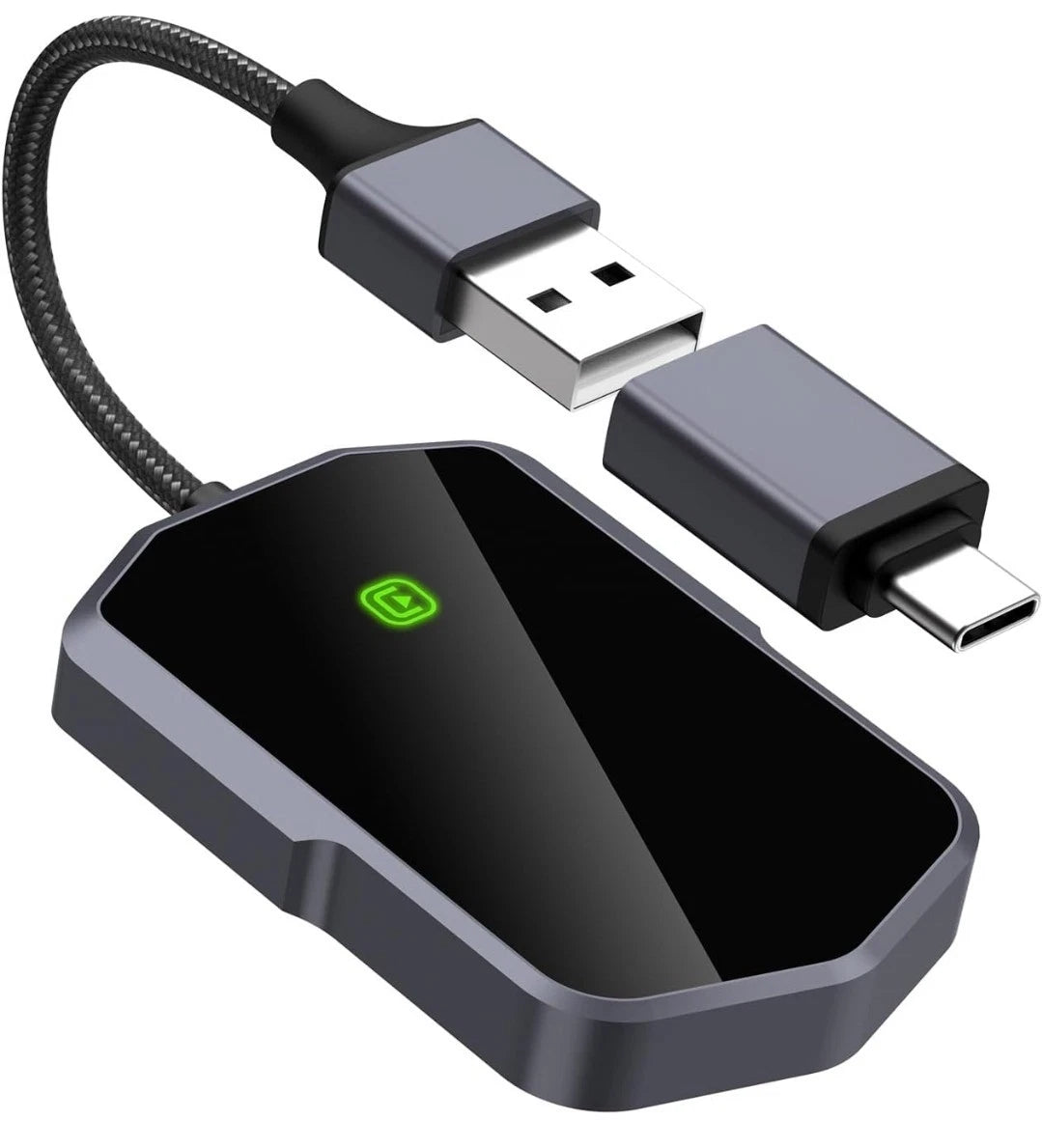 Wireless CarPlay Adapter USB für Apple iOS – Kabelloser Dongle für iPhone zur... - Hauptbild