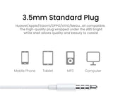 In-Ear Kopfhörer mit 3,5mm Klinke – Stereo Headset mit Mikrofon & Lautstärker... - Anwendung