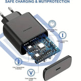 45W USB-C Schnellladegerät Set mit USB-C Kabel – PD Power Delivery Netzstecke... - Anwendung
