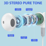 USB-C In-Ear Kopfhörer mit Mikrofon & Lautstärkeregelung – Hi-Fi Audio Stereo... - Detailansicht